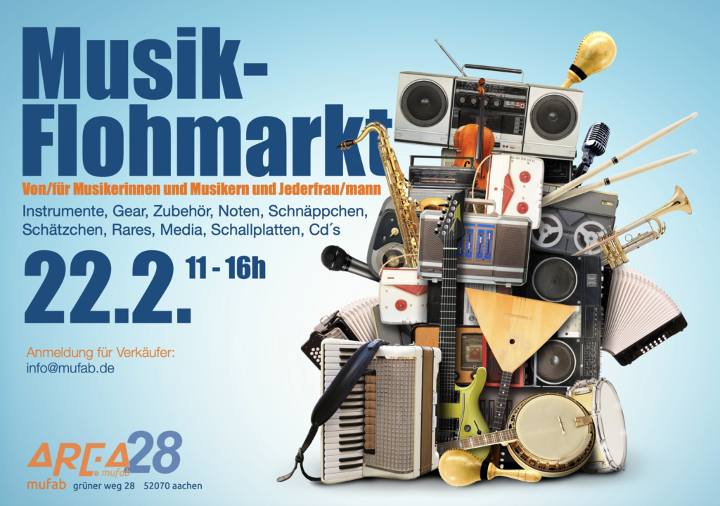 Musik-Flohmarkt in der Area 28